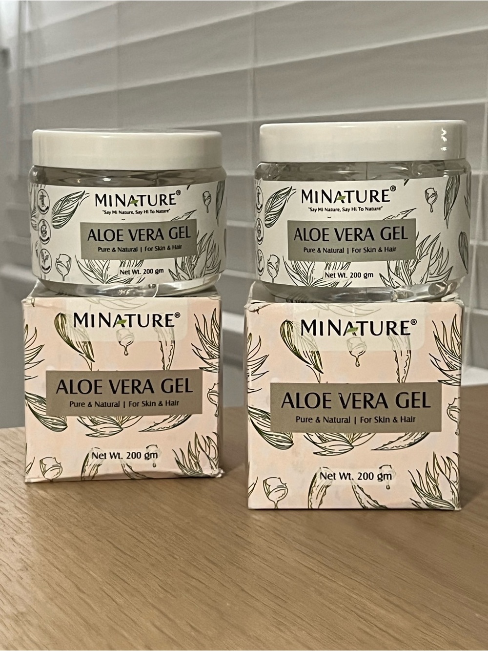 MINATURE®️ Aloe Vera Gel Jars